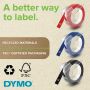 PRÄGLINGSTEJP DYMO 9MMX3M RÖD/BLÅ/SVART