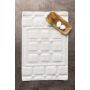 BADRUMSMATTA VENTURE HOME PUTTE BOMULL 90X60CM VIT 