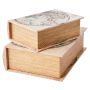 LÅDA AFFARI BROOKE 27X19X8CM BEIGE 2ST