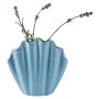 VAS AFFARI SHELL 18X7X17CM BLÅ