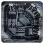 SPABAD SWEBAD GALAXY 6 PLATSER 82 JETS PEARL SHADOW