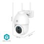 ÖVERVAKNINGSKAMERA NEDIS SMARTLIFE UTOMHUS WIFICBO51WT VIT