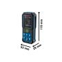 LASERAVSTÅNDSMÄTARE BOSCH PROFESSIONAL GLM 50-25G
