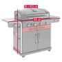 HYBRIDGRILL CHAR-BROIL GAS2COAL 2.0 440