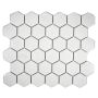 MOSAIK WELSCHEIT HEXAGON WHITE 32,5X28,1CM PRIS PER ARK