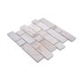 MOSAIK WELSCHEIT SUBWAY SPLIT WHITE 30,5X30,5CM PRIS PER ARK