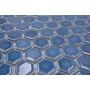 MOSAIK WELSCHEIT HEXAGON BLUEGREEN 26X30CM PRIS PER ARK