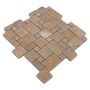 MOSAIK WELSCHEIT BARDIGLIO NOCE COMBINATION RÖD 30,5X30,5CM PRIS PER ARK