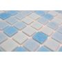 MOSAIK WELSCHEIT POOL MIX LIGHTBLUE 32,7X30,5CM PRIS PER ARK