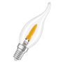 LJUSKÄLLA LEDVANCE LED KRON 35 818 FLAME 1W KLAR E14