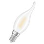 LJUSKÄLLA LEDVANCE LED BÖJD 35 818 FLAME 1 W MATT E14