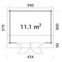 STUGA PALMAKO INES 11,1M²   