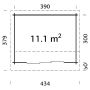 STUGA PALMAKO INES SLIDE  11,1M²
