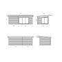 STUGA PALMAKO ANDREA SLIDE 11,2M+7,9M²