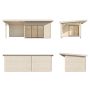 STUGA PALMAKO ANDREA SLIDE 11,2M+7,9M²