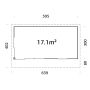 STUGA PALMAKO ANDREA SLIDE+ 17,1M²