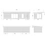 STUGA PALMAKO ANDREA SLIDE 17,1+7,9M²