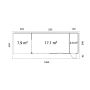 STUGA PALMAKO ANDREA SLIDE 17,1+7,9M²