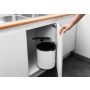 AVFALLSHINK BRABANTIA FÖR BÄNKSKÅP 15L VIT