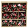 LJUSMANSCHETT 10CM RÖD 18-PACK