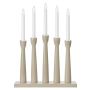 ADVENTSLJUSSTAKE MARKSLÖJD MÅSESKÄR 5L BEIGE