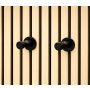 KROK MILLEX RUND SVART 2-PACK 