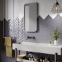 KAKEL TENFORS LINEO 6,5X20CM GREY BLANK 0,36M²/KRT