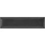 KAKEL TENFORS JEWELL 7,5X30CM SVART BLANK 0,59M²/KRT