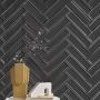 KAKEL TENFORS JEWELL 7,5X30CM SVART BLANK 0,59M²/KRT