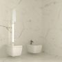 KLINKER TENFORS CARRARA GOLD MARMOR 60X60CM WHITE BLANK 1,44M²/KRT