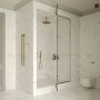 KLINKER TENFORS CARRARA GOLD MARMOR 60X60CM WHITE BLANK 1,44M²/KRT