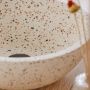 TVÄTTSTÄLL TENFORS FRISTÅENDE GRANO VIT Ø35CM