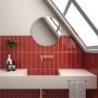 KAKEL TENFORS FINCA 7,5X30CM ROSSO BLANK 1M²/KRT