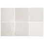 KAKEL TENFORS CREATIVA 15X15CM WHITE BLANK 1M²/KRT