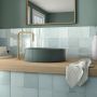 KAKEL TENFORS CREATIVA 15X15CM AQUA BLANK 1M²/KRT