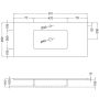 TVÄTTSTÄLL TENFORS ALPIN SOLID SURFACE VIT 60CM 