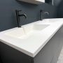 TVÄTTSTÄLL TENFORS ALPIN SOLID SURFACE VIT 120CM
