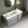 TVÄTTSTÄLL TENFORS FLOW SOLID SURFACE 100CM