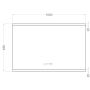 SPEGEL TENFORS SPOTY IMFRI LED MED BLUETOOTH 100X65CM