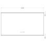 SPEGEL TENFORS SPOTY IMFRI LED MED BLUETOOTH 120X65CM