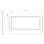 SPEGEL TENFORS SPOTY IMFRI LED MED BLUETOOTH 120X65CM