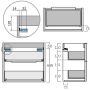 KOMMODPAKET TENFORS SMIDIG VIT 60CM 