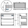 KOMMODPAKET TENFORS SMIDIG  BEIGE 60CM 