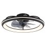 TAKFLÄKT GLOBO CELESTE LED SVART 50CM