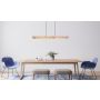 PENDELLAMPA GLOBO MELLA 120CM MATT SVART
