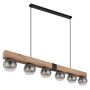 PENDELLAMPA GLOBO MOITAS 140CM MATT SVART