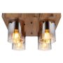 TAKLAMPA GLOBO UNDERWOOD 41X41CM BRUN
