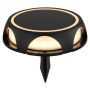 SOLCELLSLAMPA GLOBO SOLAR LIGHT AKRON SVART