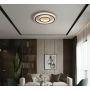 LED-PLAFOND GLOBO JAYDEN Ø55CM SVART/GULD