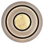 LED-PLAFOND GLOBO JAYDEN Ø55CM SVART/GULD